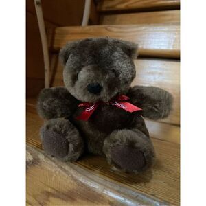 Brown Teddy Bear Sitting Russell Stover Plush Stuffed
